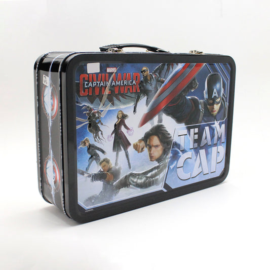 2016 Fiji $1 Captain America: Civil War Silver 6-Coin Set with Lunchbox (No Tax) issues