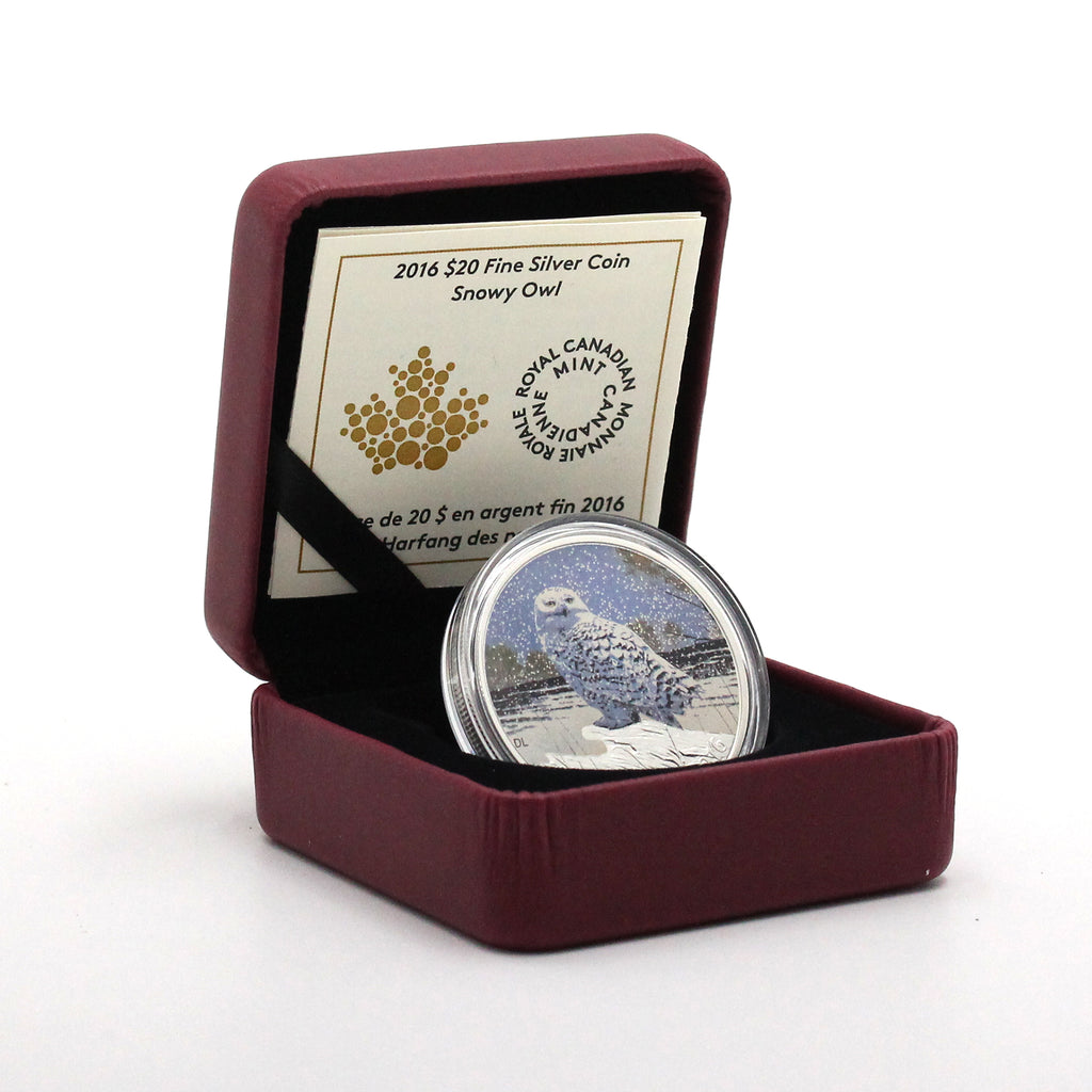 2015 (2016) Canada $20 Snowy Owl Fine Silver Coin with Greeting Card (No Tax) issues