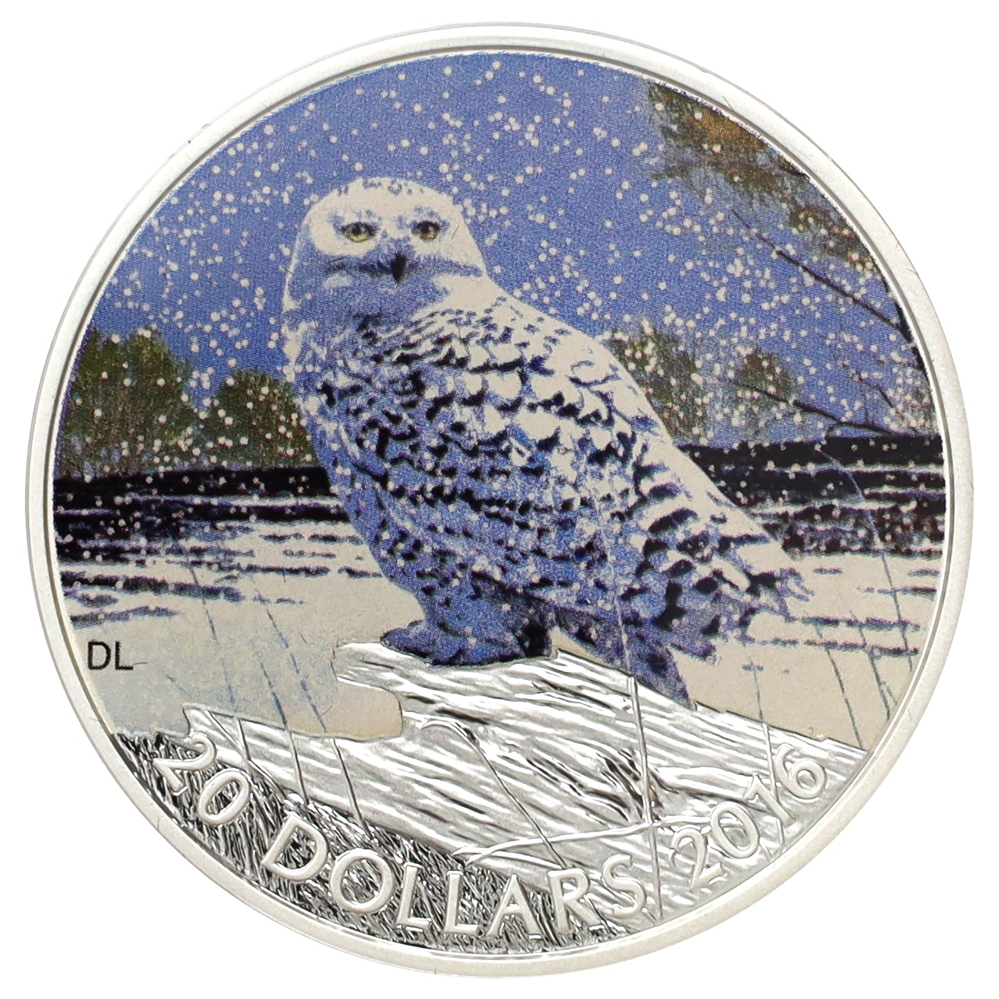 2015 (2016) Canada $20 Snowy Owl Fine Silver Coin with Greeting Card (No Tax) issues
