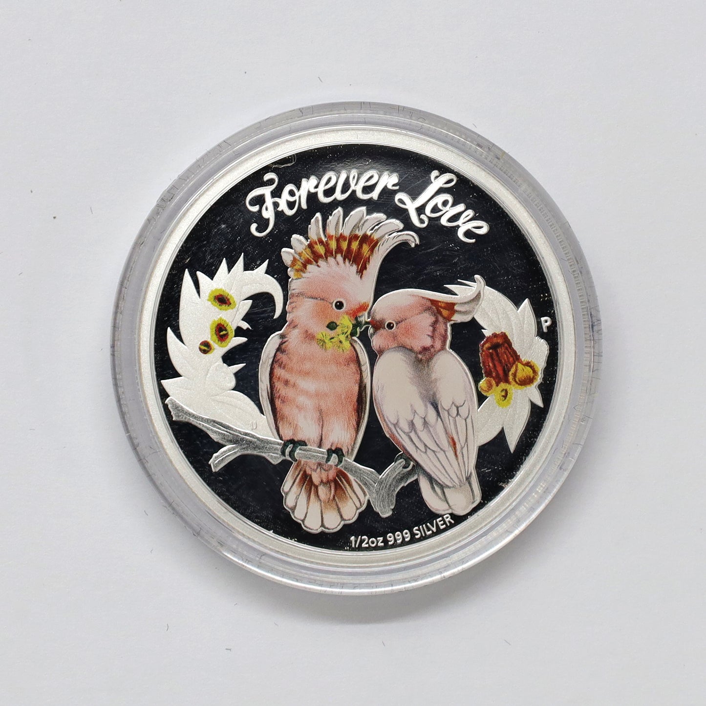 2014 Tuvalu 50-cents Forever Love 1/2 oz. Fine Silver Coin (No Tax) minor issues