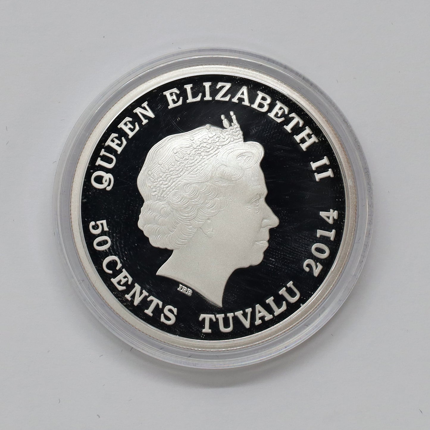 2014 Tuvalu 50-cents Forever Love 1/2 oz. Fine Silver Coin (No Tax) minor issues