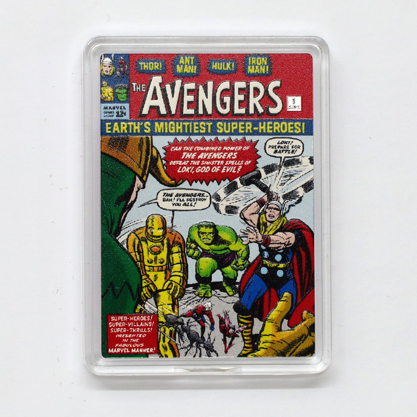2023 Niue $2 Marvel: Avengers #1 .999 Silver Rectangular Coin (No Tax) minor issues
