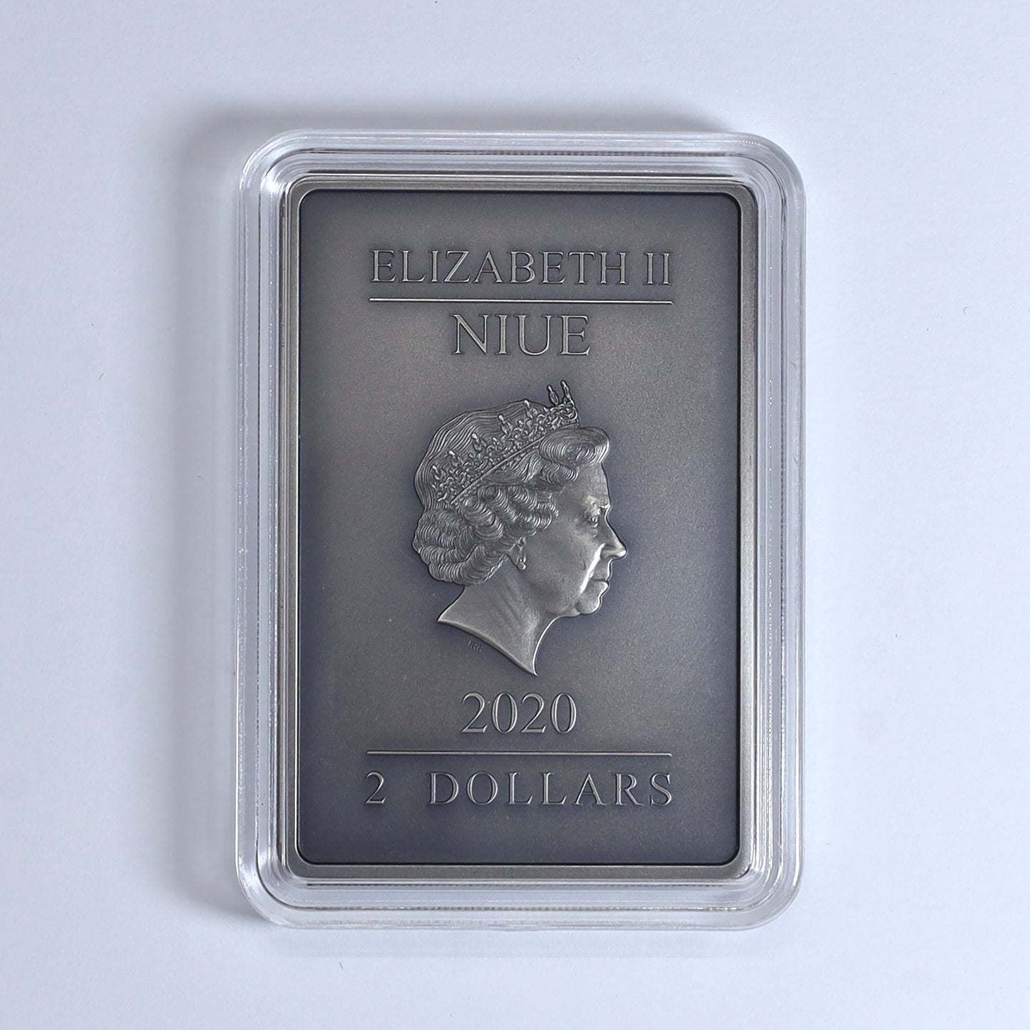 2020 Niue $2 DC Caped Crusader Batman 1oz. Fine Silver Bar (No Tax) minor wear