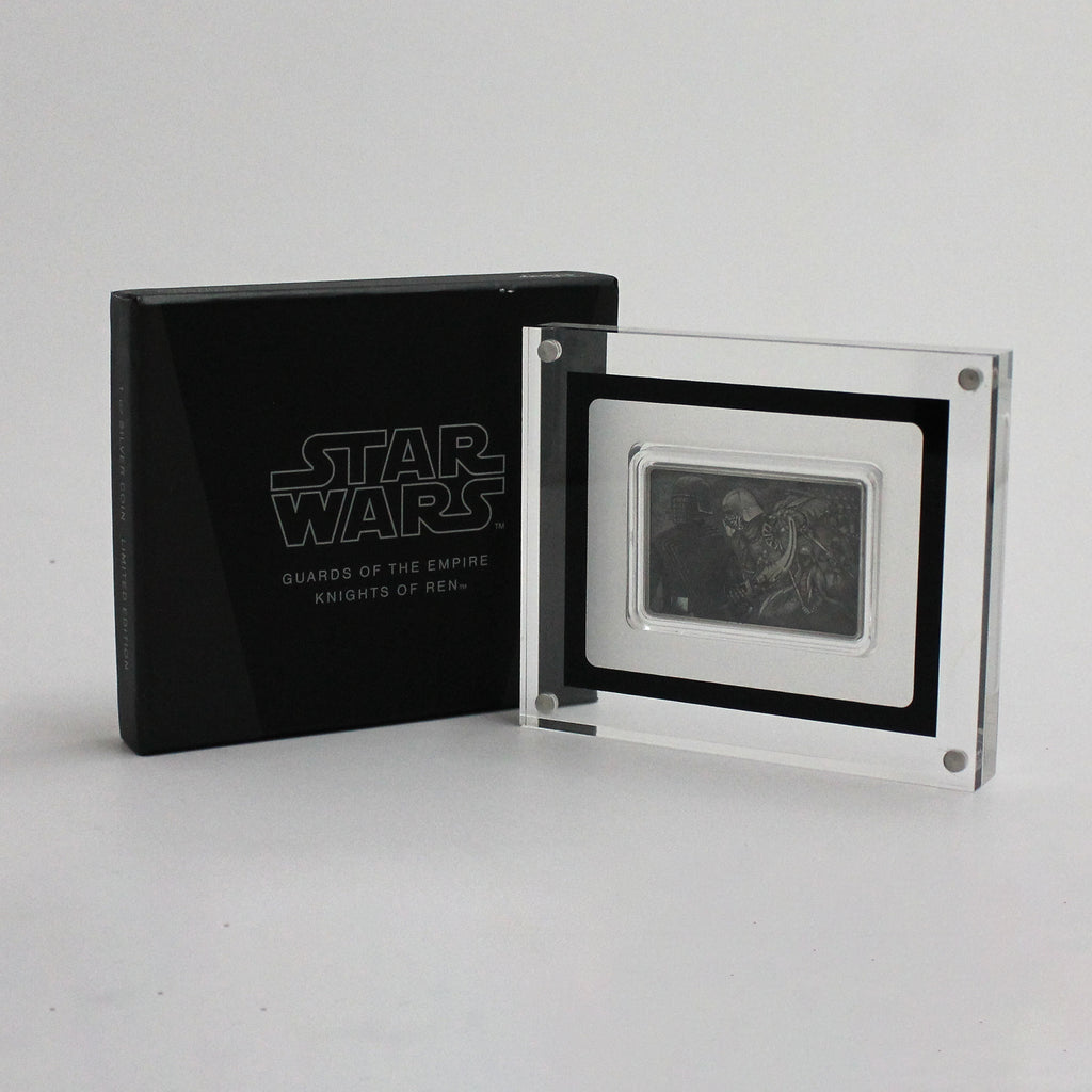 2021 Niue $2 Star Wars: Knights of Ren 1oz. .999 Fine Silver Bar (No Tax) minor wear