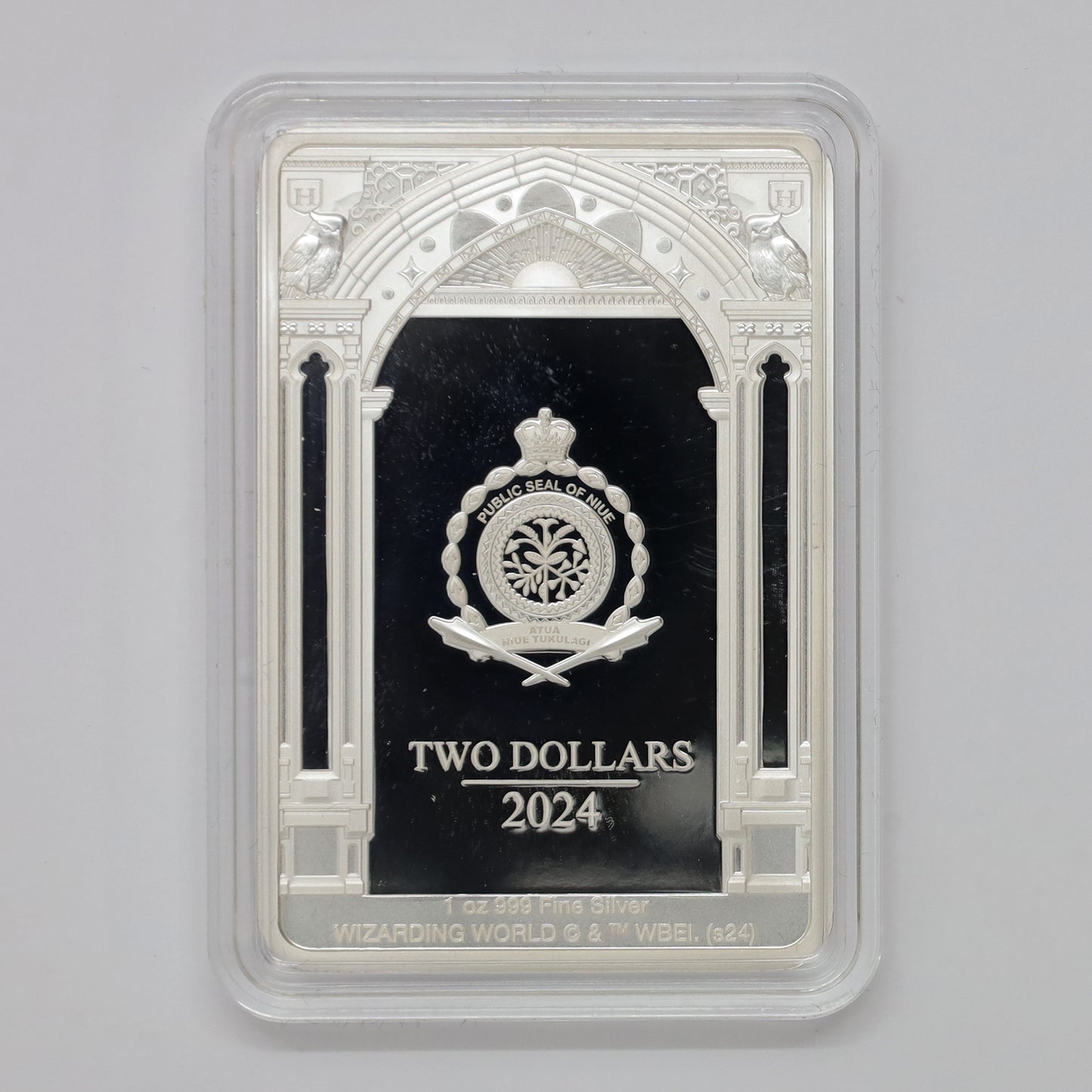 2024 Niue $2 Harry Potter Magical Creatures: Thestral 1oz. Silver Coin (No Tax)