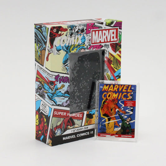 2023 Niue $2 Marvel Comics #1 1oz. .999 Rectangular Silver Coin (No Tax) scuffed cap.