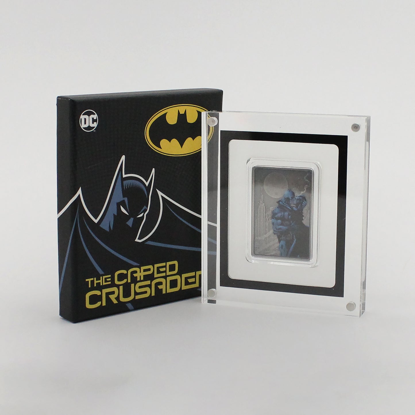 2020 Niue $2 DC Caped Crusader Batman 1oz. Fine Silver Bar (No Tax) wear