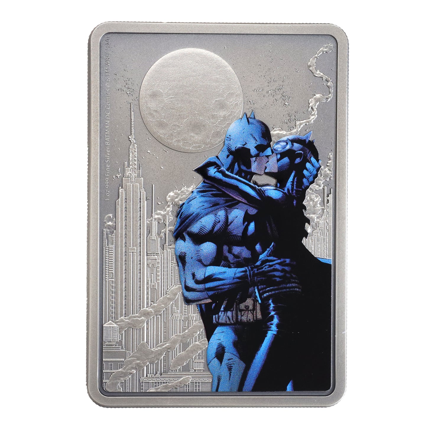 2020 Niue $2 DC Caped Crusader Batman 1oz. Fine Silver Bar (No Tax) wear