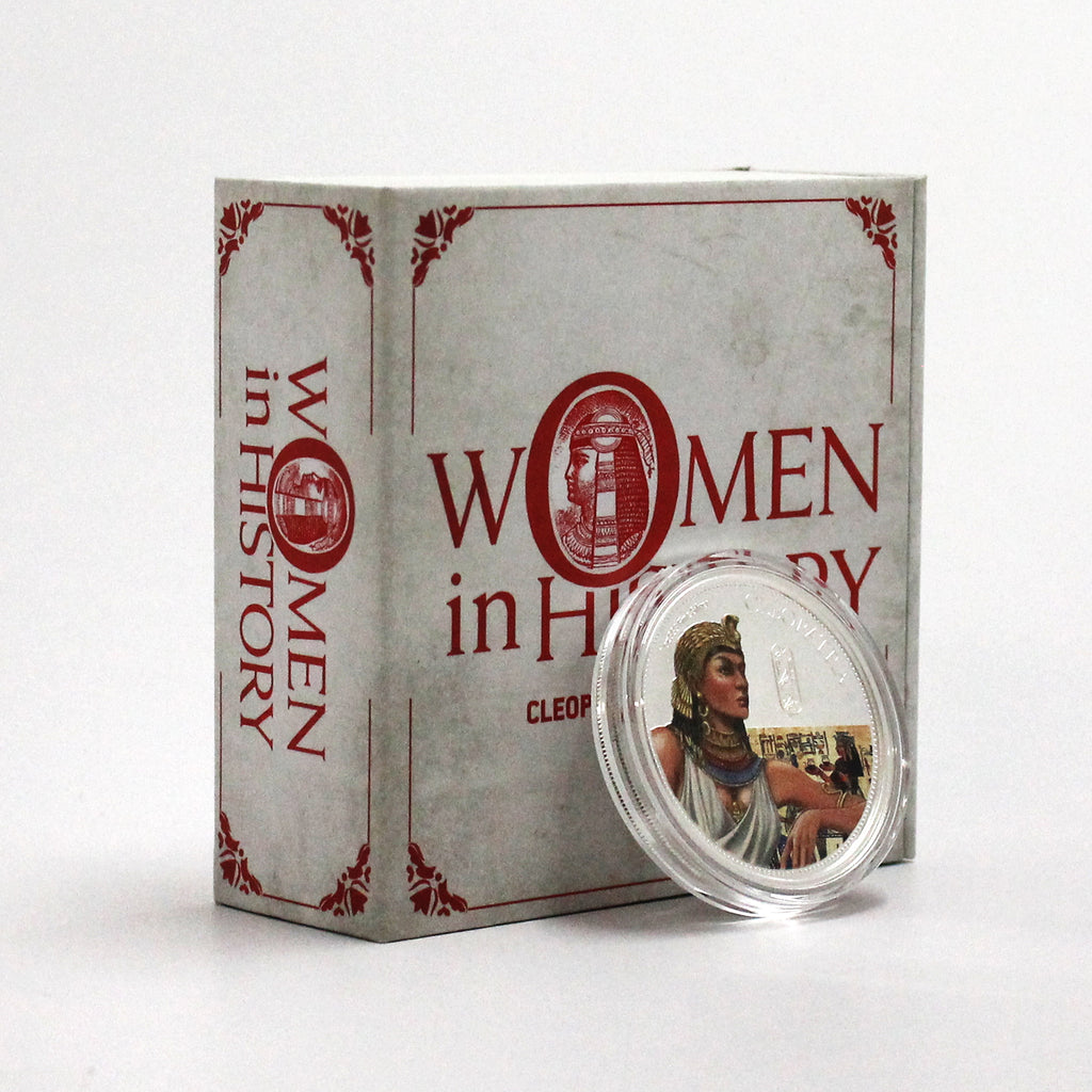2022 Niue $2 Women in History: Cleopatra 1oz. Fine Silver Coin (No Tax) minor wear