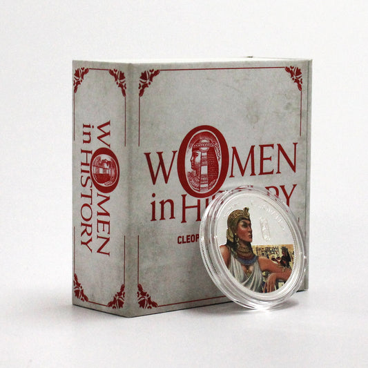 2022 Niue $2 Women in History: Cleopatra 1oz. Fine Silver Coin (No Tax) minor wear