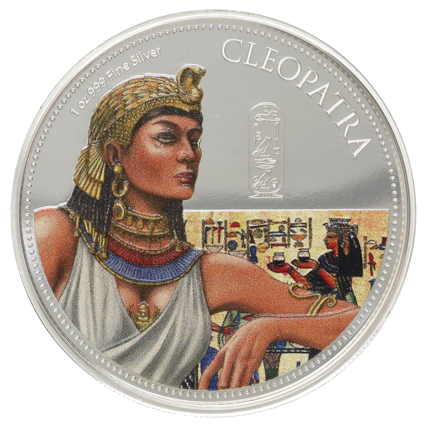 2022 Niue $2 Women in History: Cleopatra 1oz. Fine Silver Coin (No Tax) minor wear