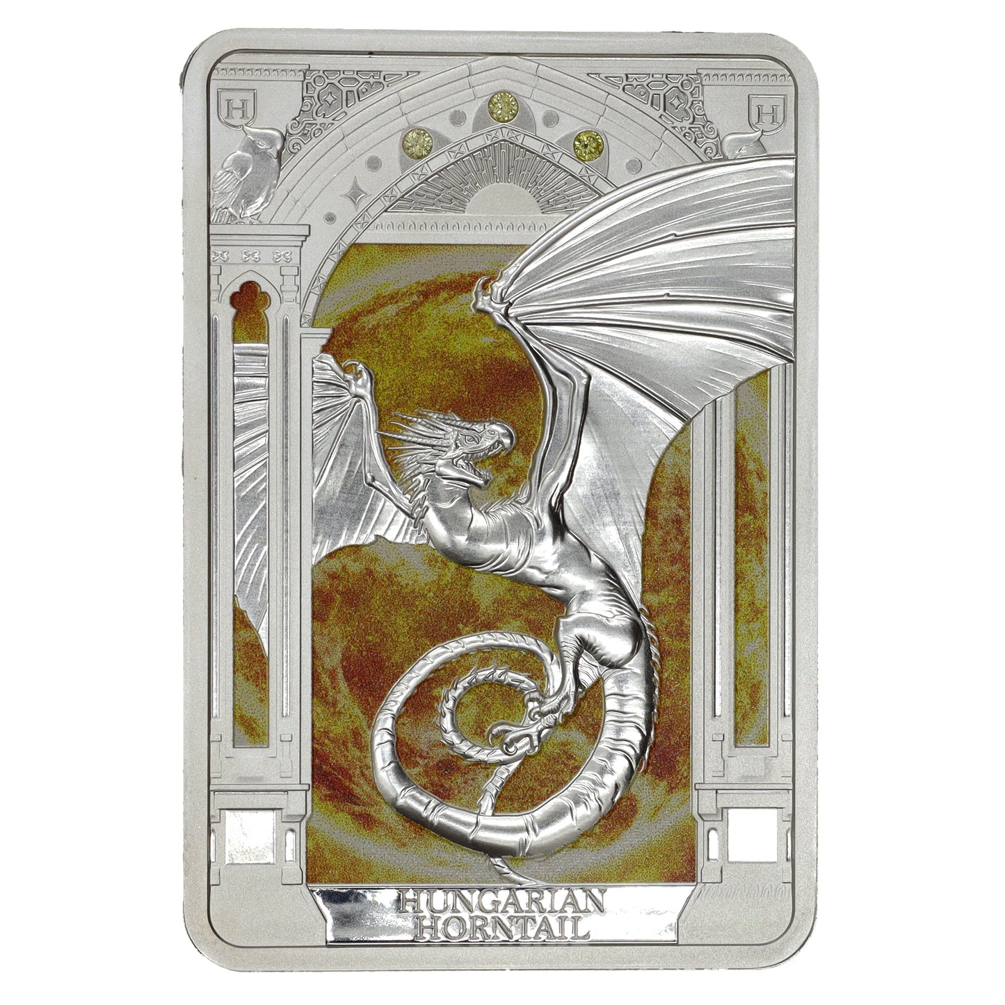 2024 Niue $2 Harry Potter Magical Creatures: Hungarian Horntail 1oz. Silver Coin (No Tax)