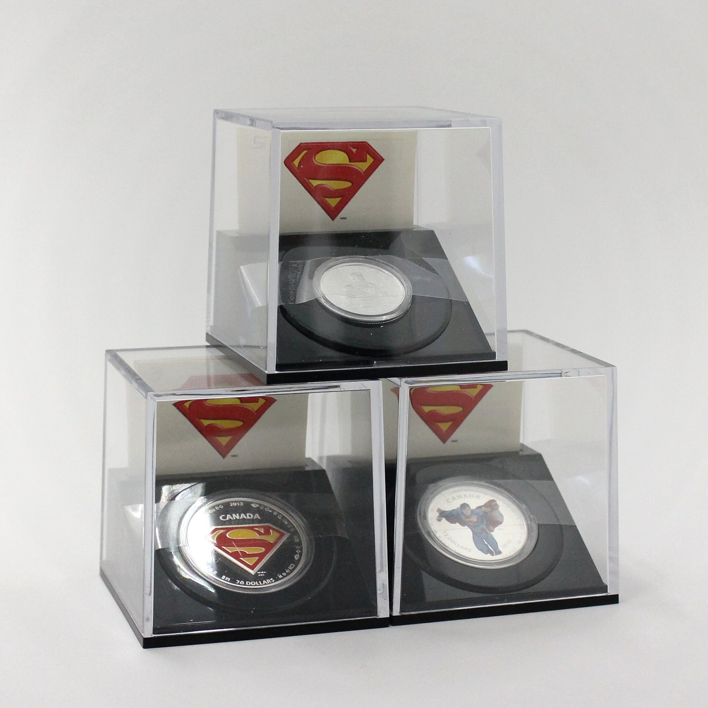 Lot of 3x 2013 Canada Iconic Superman Fine Silver Coins (No Tax) minor issues