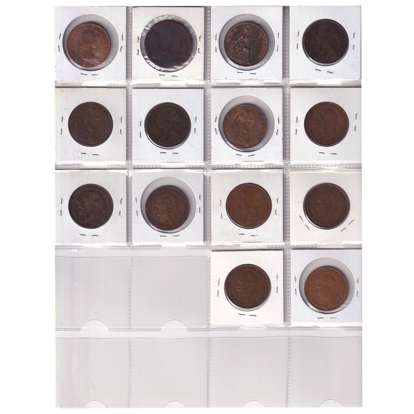 Group Lot of 14x Great Britain c.1815-1967 Decimal, 14pcs, G-VG to Choice BU, 14pcs