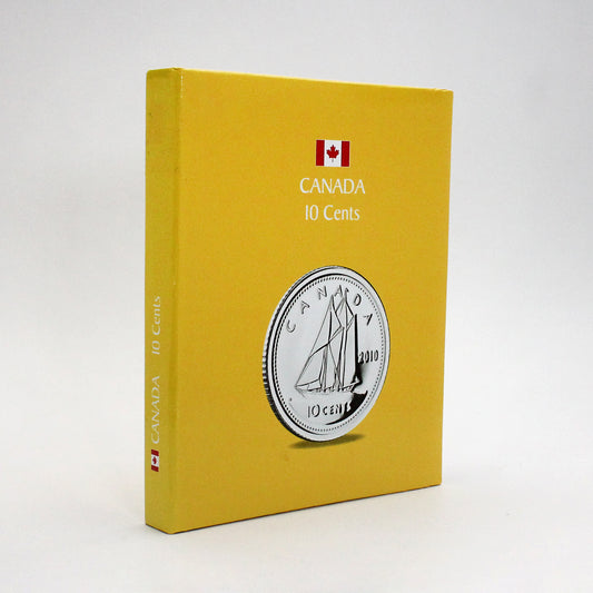 Estate Lot of 91x 1954-2024 Canada 10-cents in Lighthouse Album