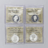 Lot of 4x 2004 50-cent Queen Elizabeth II 4-Coin Effigy Set ICCS Certified PF67 UHC