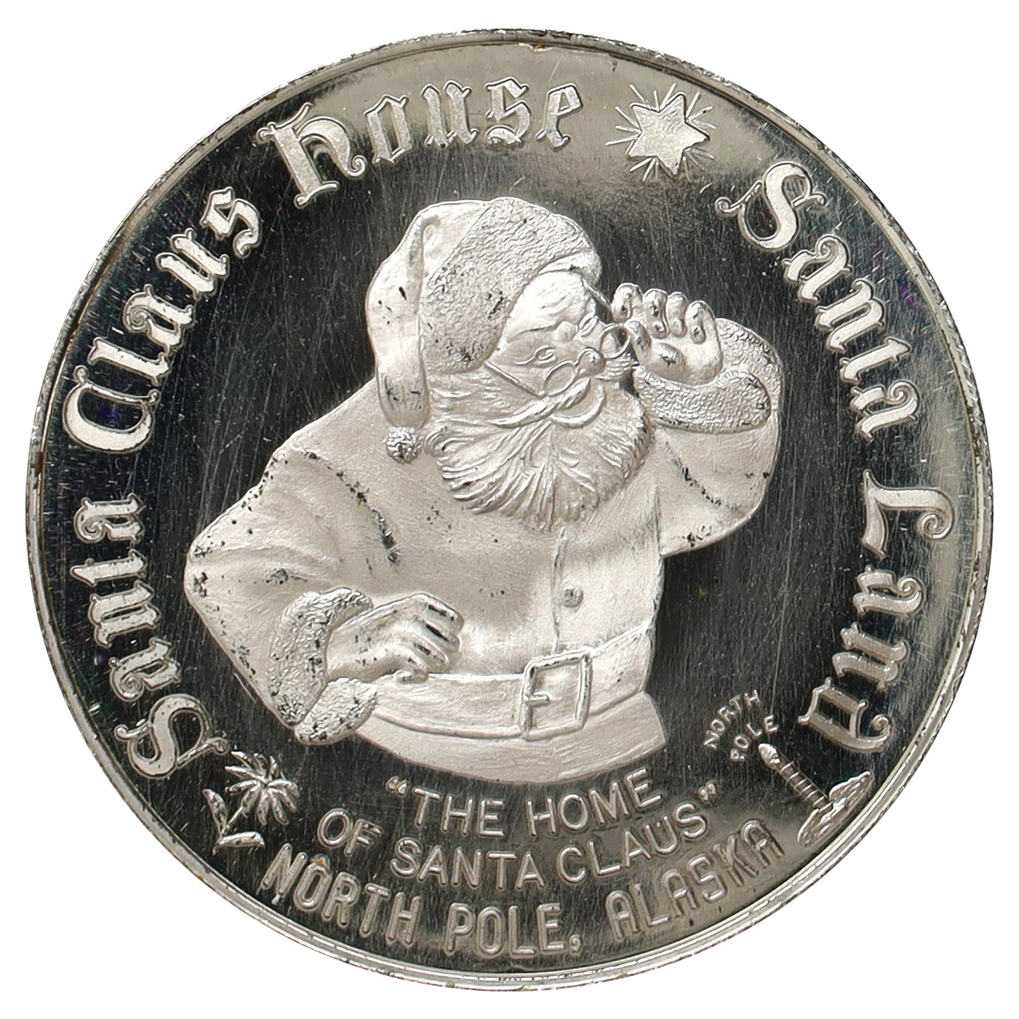1966 North Pole, AK, Santa Claus House Token