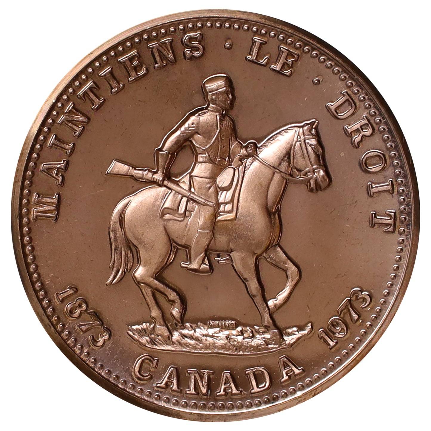 1973 Royal Canadian Mounted Police Centenary Commemorative Medal