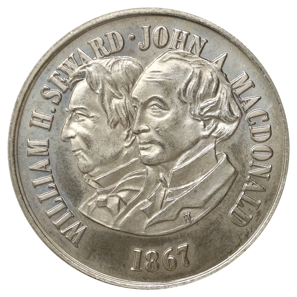 1967 William H. Seward & John A. Macdonald Centennial Medallion