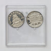 Pair of 1997 Japan Souvenir Medallions, Osaka Castle & Todai-ji Temple, 2pcs