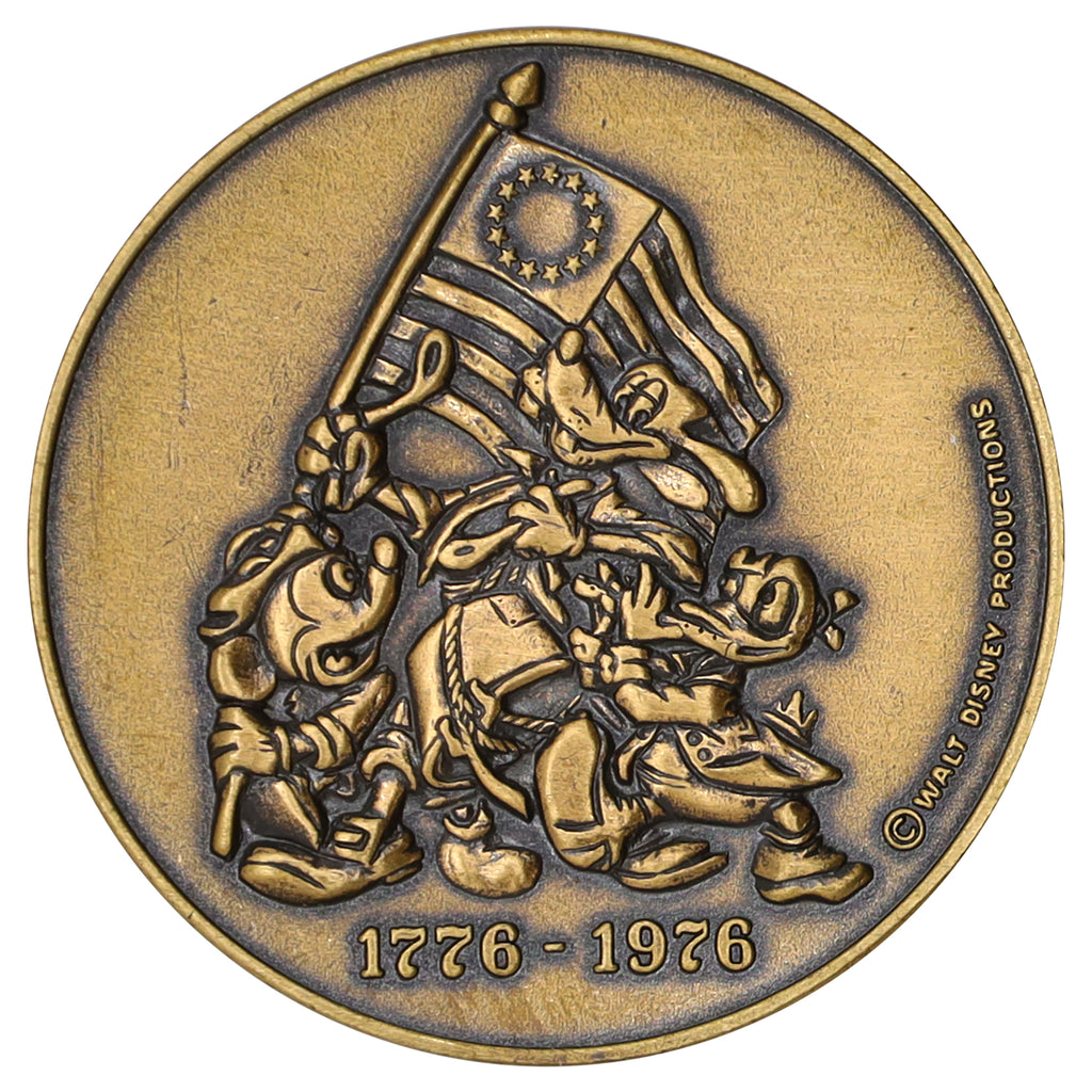 1976 USA Bicentennial Disneyland "America on Parade" Commemorative Medallion (minor wear)