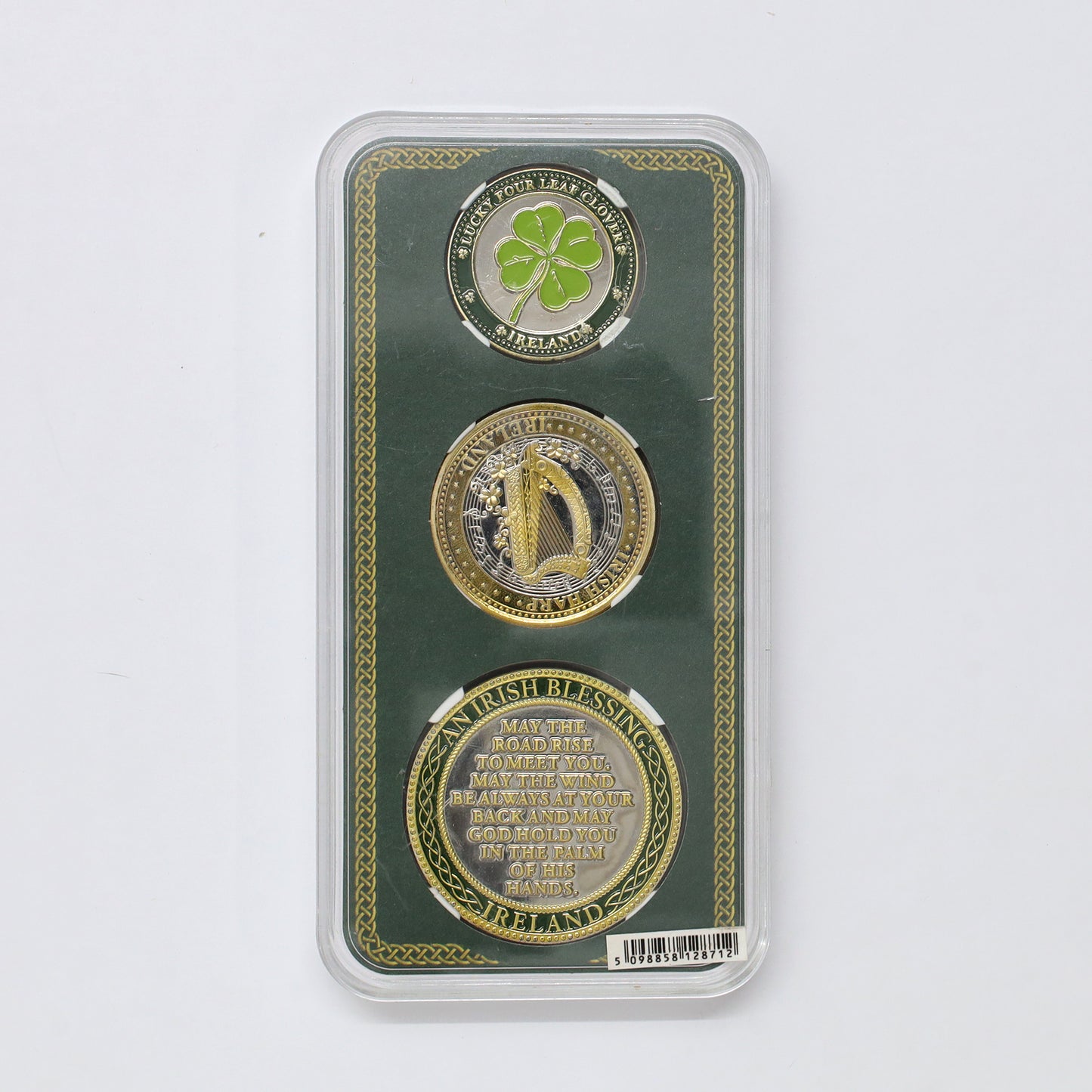 Ireland Commemorative 3 Coin Souvenir Set in Case (minor wear)