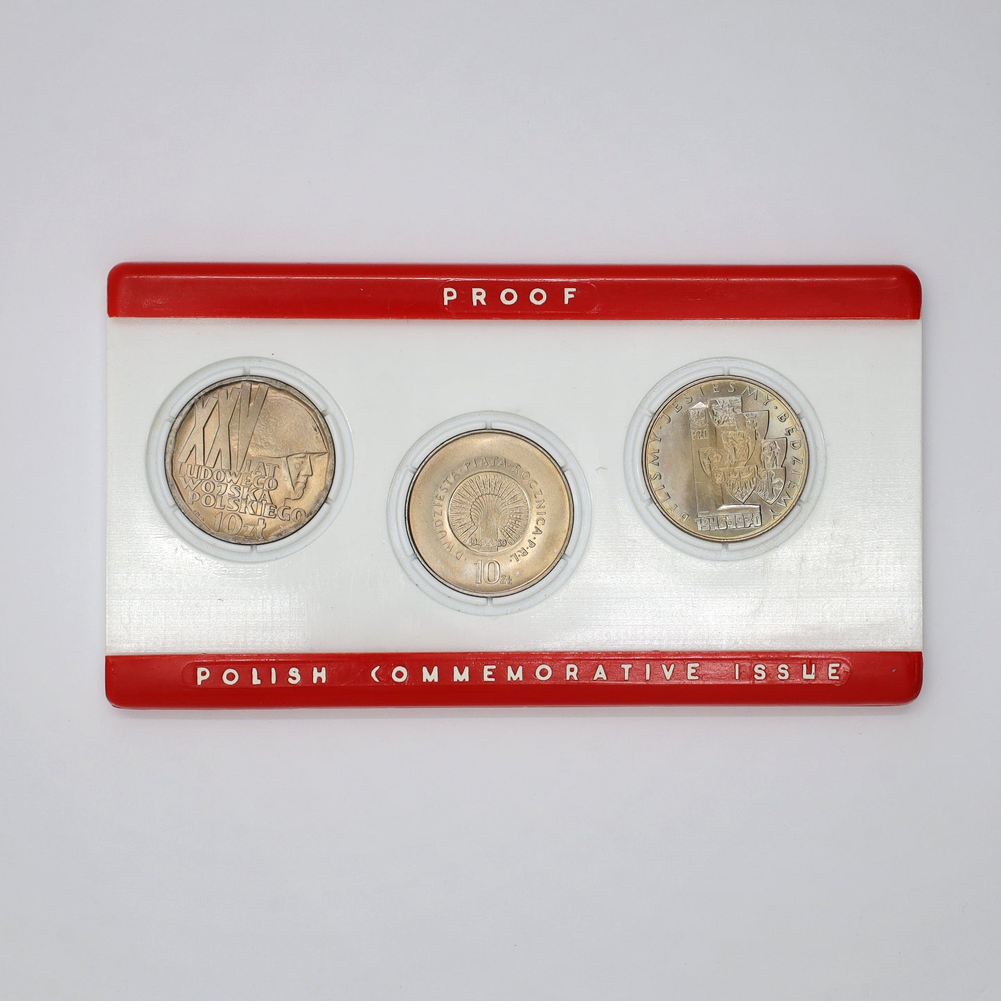 1970 Poland 3-Coin Proof Commemorative Issue in Holder (issues)
