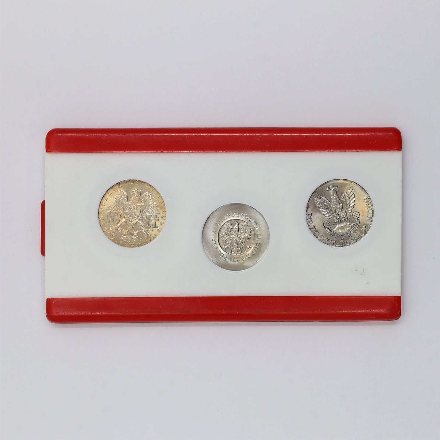 1970 Poland 3-Coin Proof Commemorative Issue in Holder (issues)