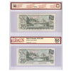 Pair of 1969-1979 Canada $20 Notes, Lawson-Bouey, BCS Certified VF30 & AU50, 2pcs