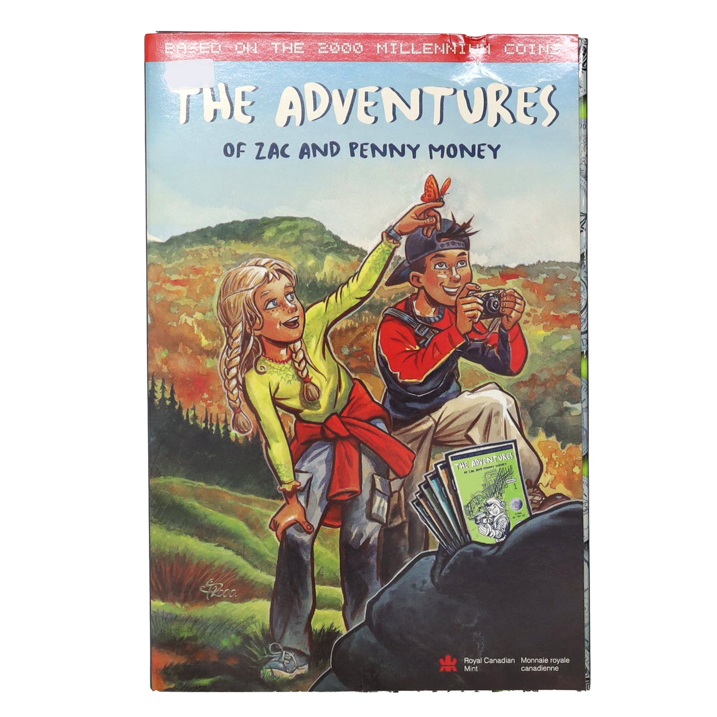 2000 The Adventures of Zac and Penny Money Junior Collector's Box