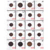 Group Lot of 20x 1859-2001 Canada 1-cents, VG to PL, 20pcs
