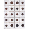 Group Lot of 20x 1859-2001 Canada 1-cents, VG to PL, 20pcs