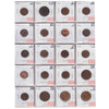 Group Lot of 20x 1900-1967 Canada 1-cents, VG to PL, 20pcs