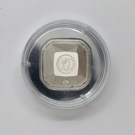 2020 Canada $50 Forevermark Diamond .9999 Fine Silver (Issues) Coin Only