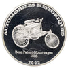 Congo 2002 Benz Patent-Motorwagen 10 Francs .999 Fine Silver Coin (No Tax) Issues