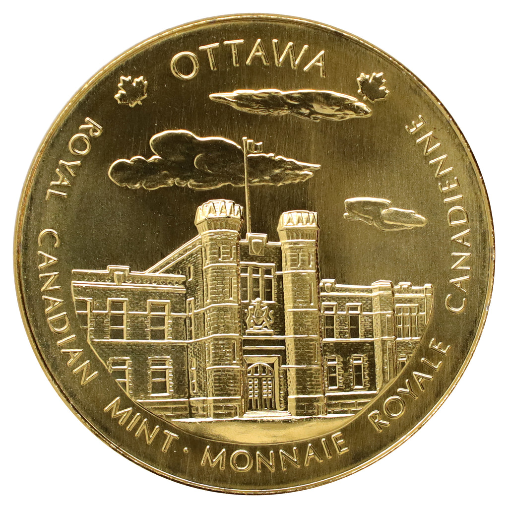Royal Canadian Mint Ottawa Winnipeg Brass Token in Case