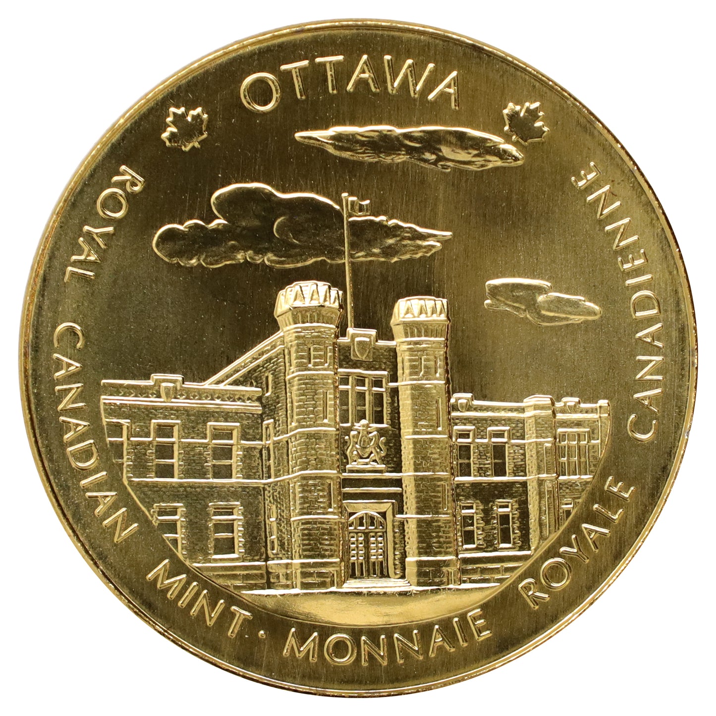 Royal Canadian Mint Ottawa Winnipeg Brass Token in Case