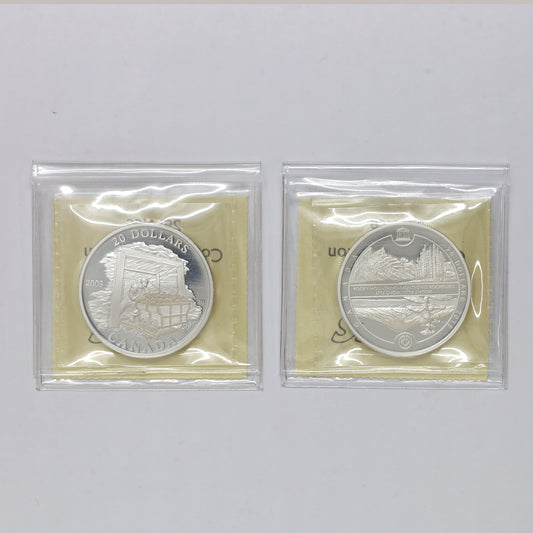 Pair of 2009 & 2015 Canada $20 1ozt .9999 Silver Coins ICCS Cert. PF67 UHC, 2pcs (No Tax)