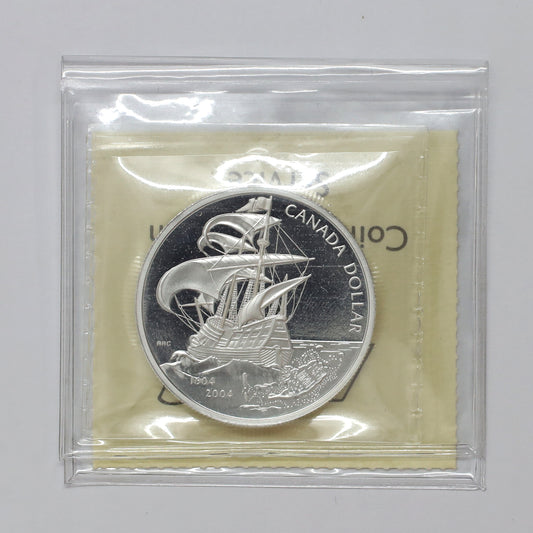 2004 Canada First French Settlement .9999 Silver ICCS Certified PF67 UHC (No Tax)