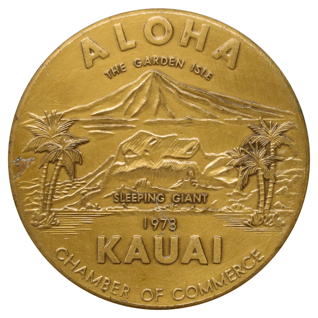 1973 Hawaii Prince Kuhio Kauai Aloha Dollar Trade Token