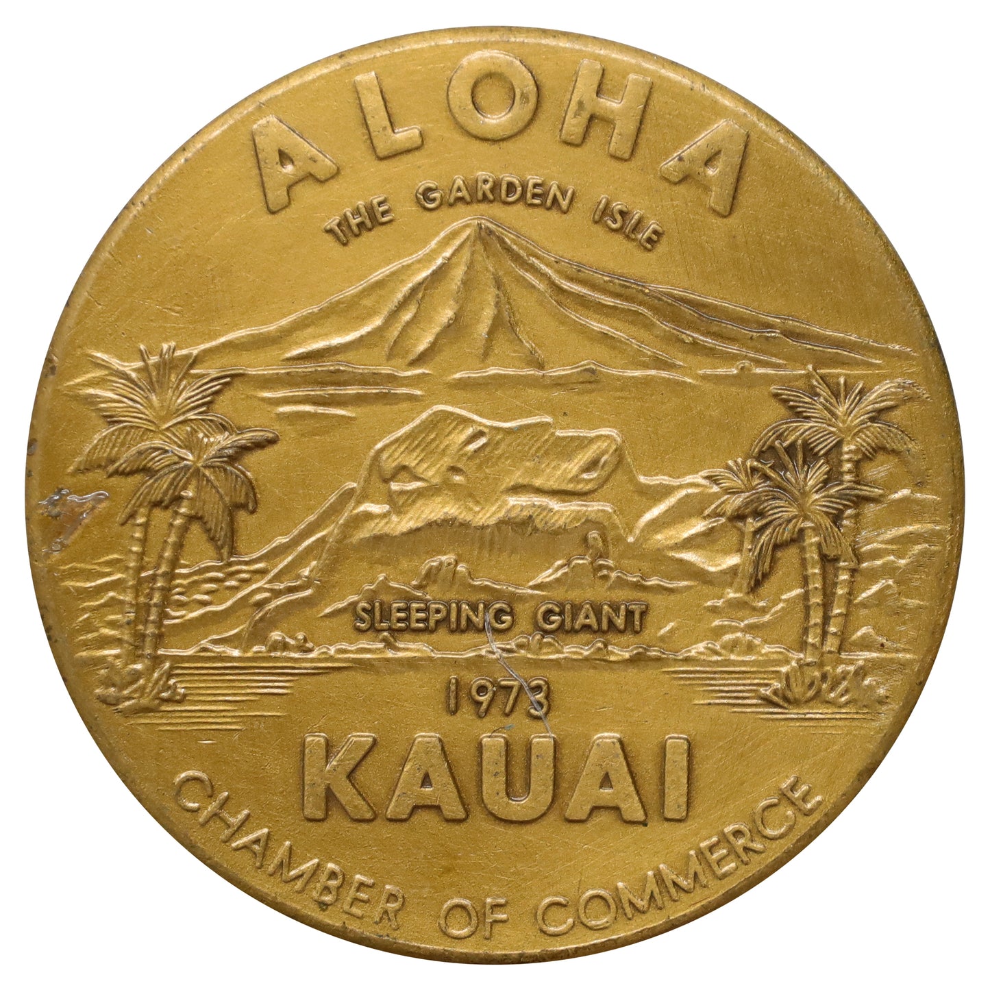 1973 Hawaii Prince Kuhio Kauai Aloha Dollar Trade Token