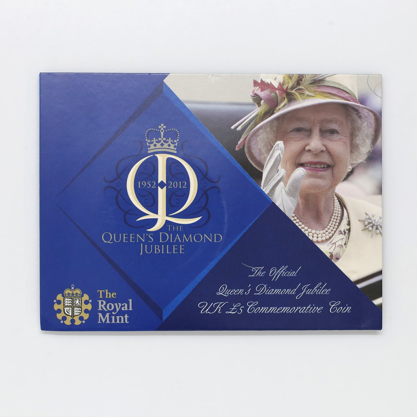 United Kingdom 2012 Diamond Jubilee 5 Pound Commemorative Coin (sealed)