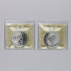Pair of 2000 & 2001 RCM Sterling Silver Coins ICCS Certified MS67, 2pcs