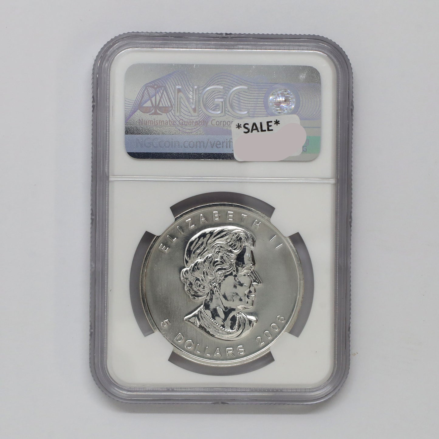 2006 Canada $5 Silver Maple Leaf NGC Certified UNC Details (No Tax) Cleaned