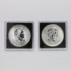 Pair of 2011 & 2016 Canada $2 & $5 Fine Silver Wolf Coins, 2pcs (No Tax) scr. caps
