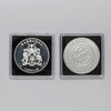 Pair of Rwanda & Barbados 2018 & 2021 1oz. .999 Silver Rounds, 2pcs (No Tax) scr. caps