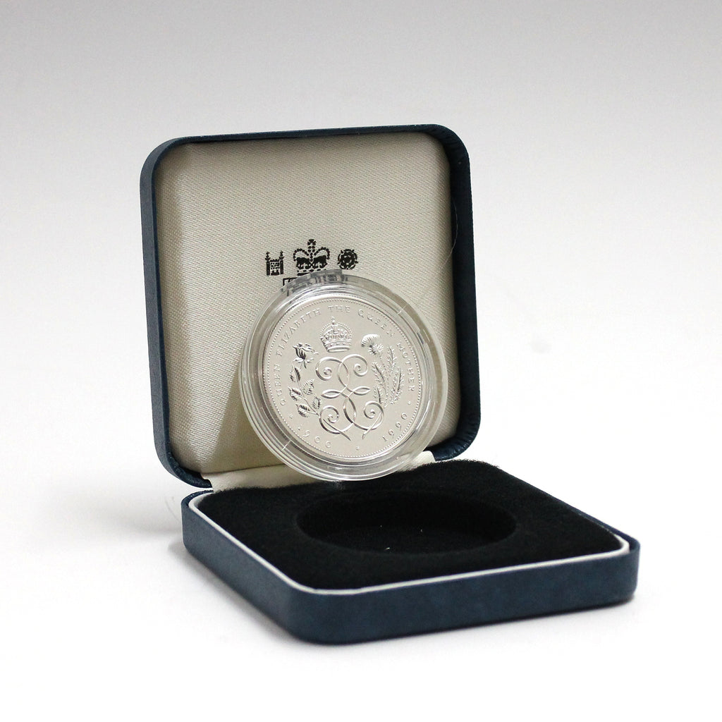 United Kingdom 1990 Queen Mother 90th Birthday Commemorative Crown in Case (issues)