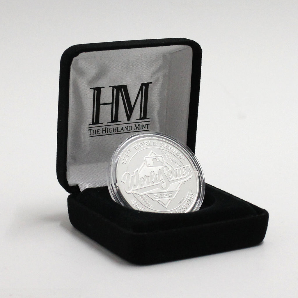 2025 Blue Jays vs Dodgers World Series Match Up .999 Fine Silver Round (No Tax) scr. caps
