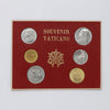 Vatican City 1972 Pope Paul VI 6-Coin Souvenir Set (light wear)