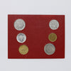 Vatican City 1972 Pope Paul VI 6-Coin Souvenir Set (light wear)